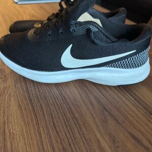 Nike Black and White Athletic Shoes